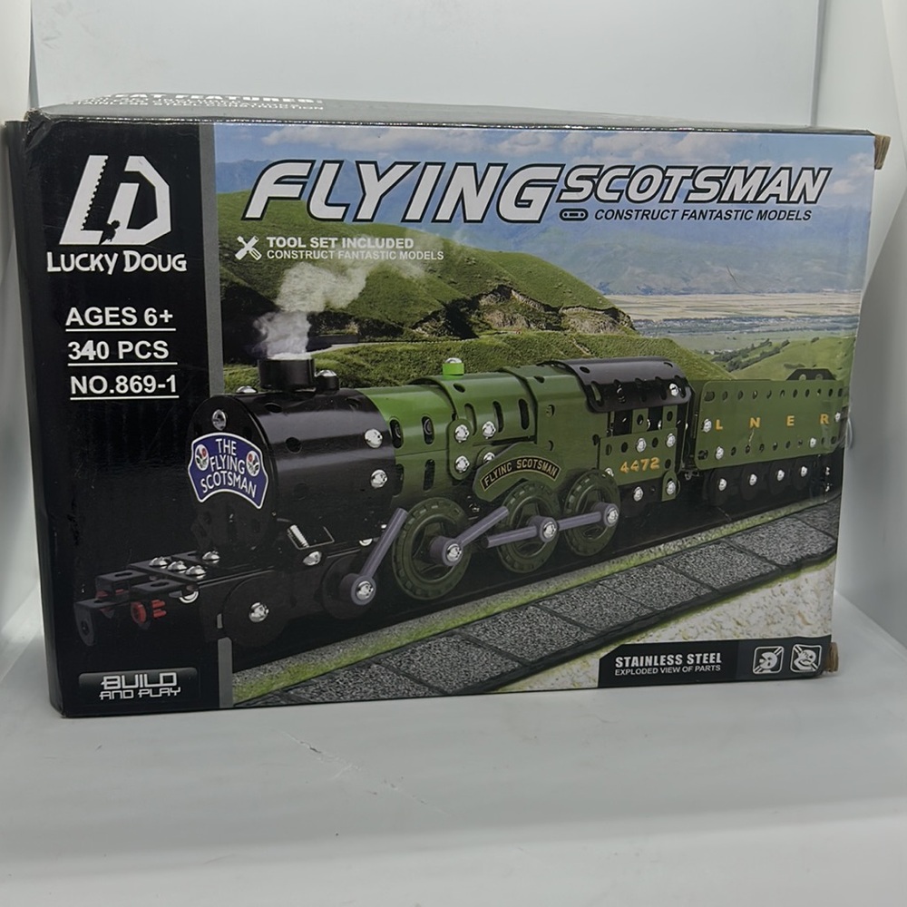 Lucky Doug STEM Building Projects Model Train Set Toys for Boys Kids - Picture 6 of 6